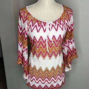 TACERA Ladies, light weight, crocheted blouse